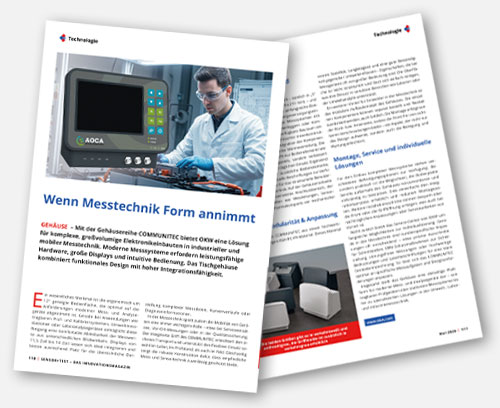 Wenn Messtechnik Form annimmt - Fachbeitrag in Sensor+Test - Das Innovationsmagazin 5/2026