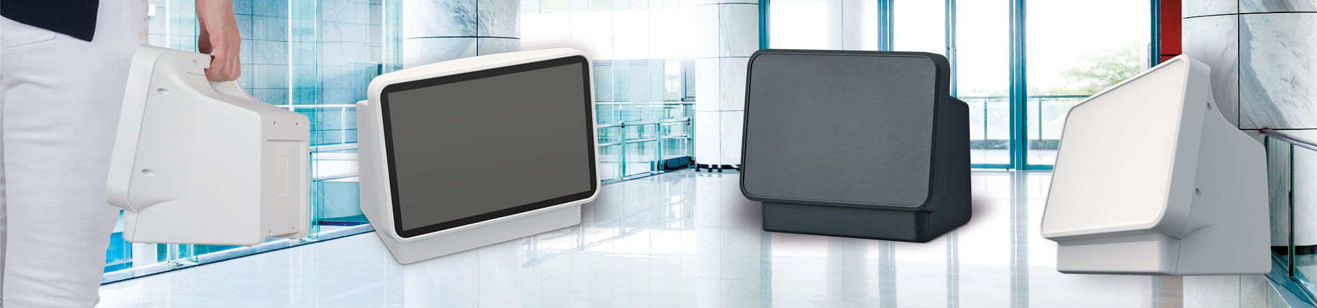 COMMUNITEC - neue Tischgehäuse-Reihe mit integriertem Griff!