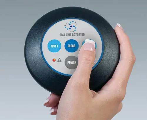 vertieft liegende Fläche für Folientastaturen