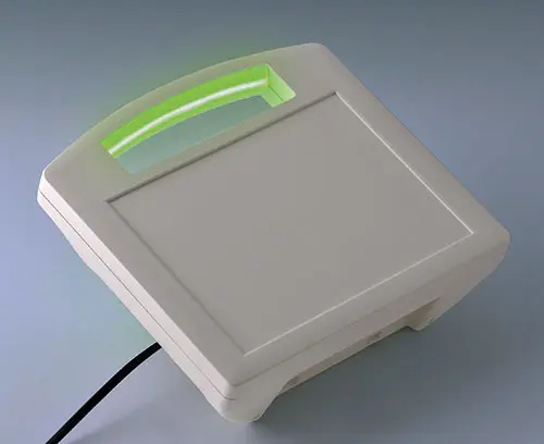 spezielles Griffelement als 3D-Druckteil zum Hinterleuchten (auf Anfrage)