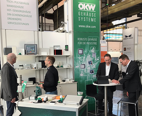 OKW Messestand auf der all about automation in Düsseldorf