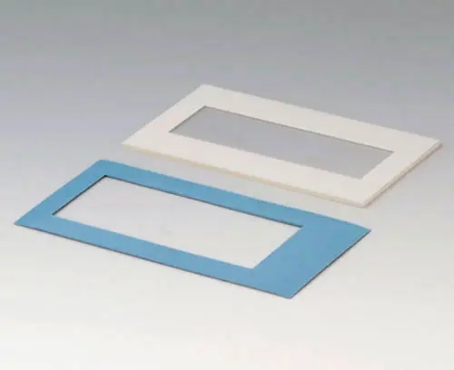 A9174307 Displayscheibe M, Umrandung grauweiß