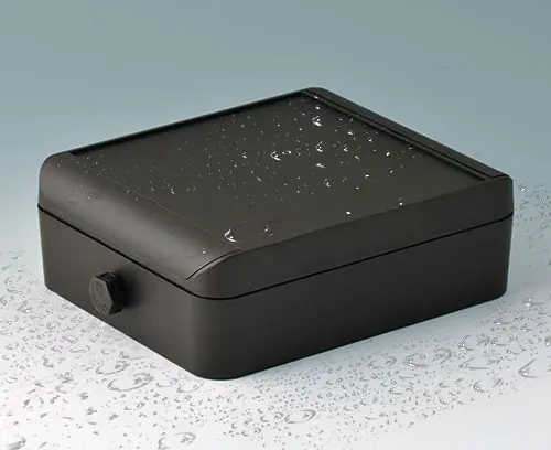 SMART-BOX mit Druckausgleichselement in schwarz