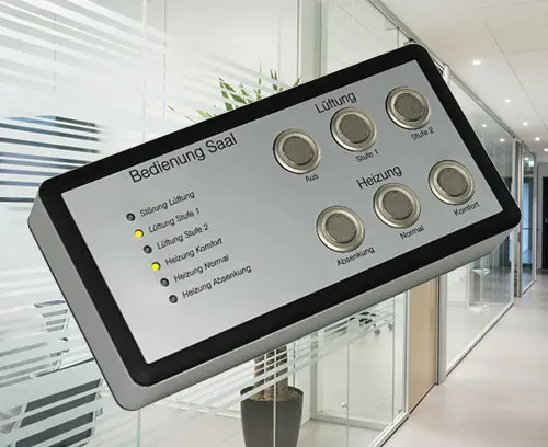 Einzelraum Bedientableau