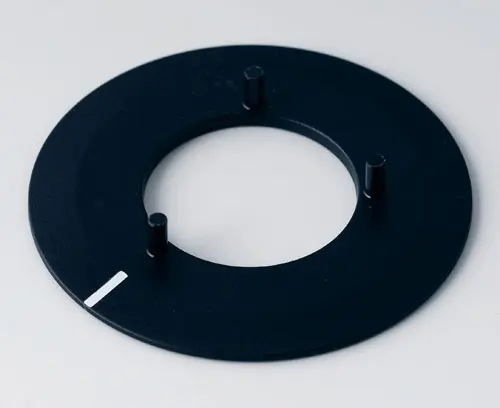 A7340010 Scheibe 40, mit Strich