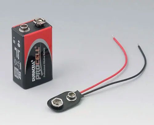 A9160003 Druckknopfanschluss, 1 x 9 V (PP3)