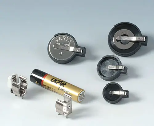 Batterieclips und Knopfzellenhalter