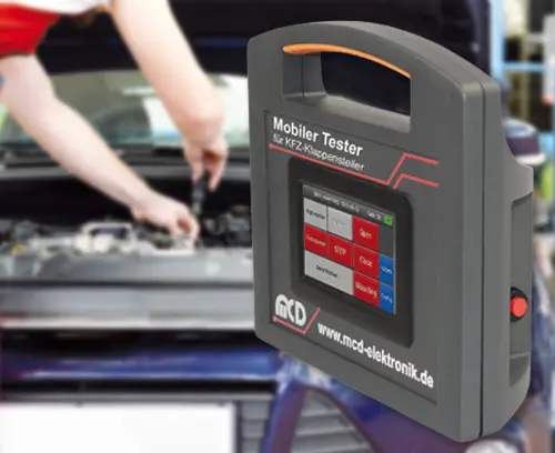 Mobiler Tester zur Fehleranalyse, MCD Elektronik
