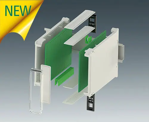 RAILTEC BP, M22 mit steckbaren Seitenpanels und Frontpanel