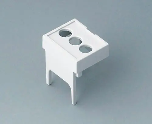 B6800113 Klemmenabdeckung, mit Bohrungen, 5,08