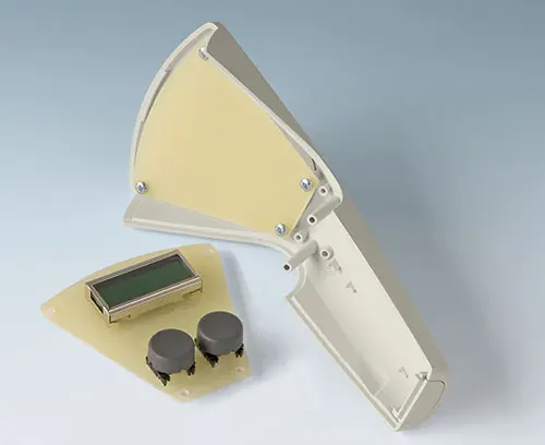 Befestigungsdome für Platine im Oberteil