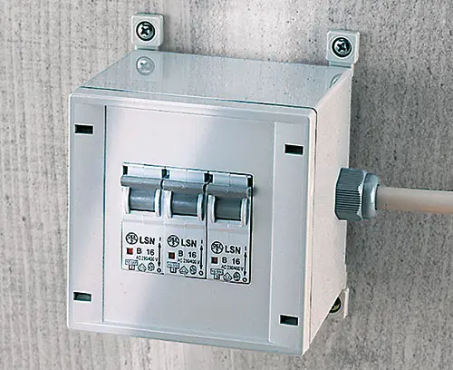 alternativ außenliegende Befestigungslaschen (Zubehör)