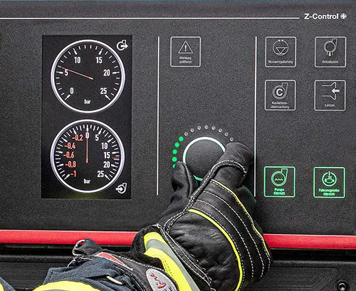 Élément de commande pour poste de commande de pompe