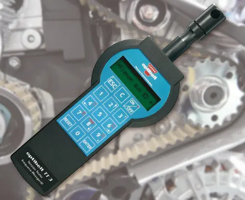 Appareil de mesure de la prétension pour les courroies dentées et trapézoïdales