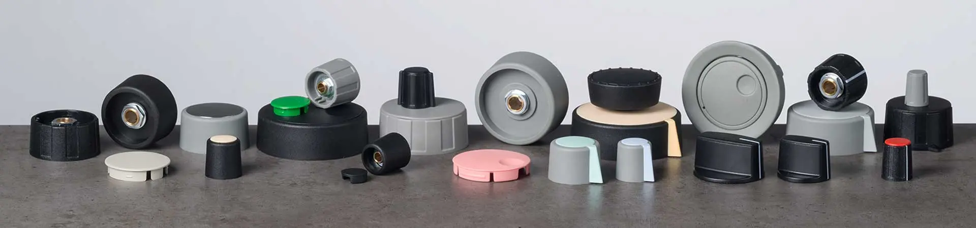 Boutons de commande avec noix de serrage éprouvé