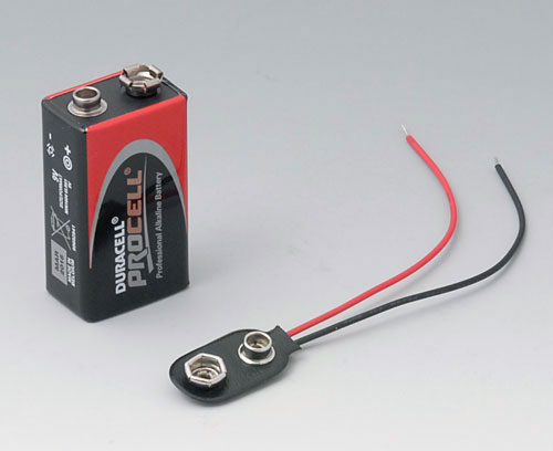 A9160003 Raccords de pile, 1 x 9 V (PP3)