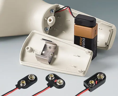 Raccords de piles 9 V