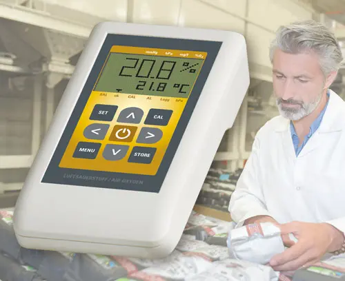 Instrument de mesure de l’oxygène de l’air