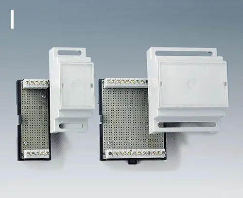 Version I : pour borniers à circuits imprimés, grille 5,0/5,08 