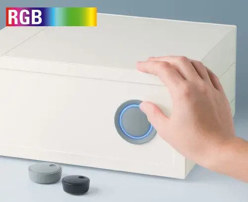 Boutons de commande design illuminables