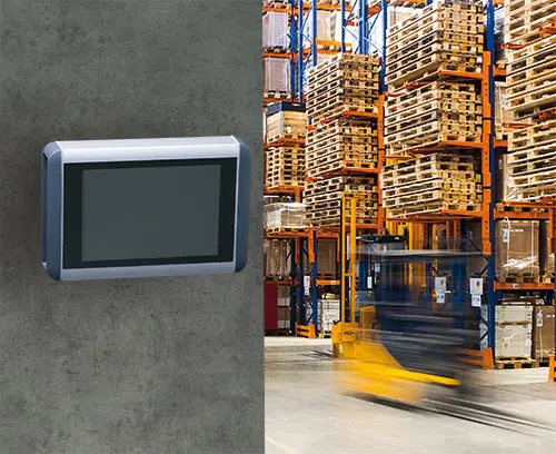 Exemple d'application pour un terminal logistique