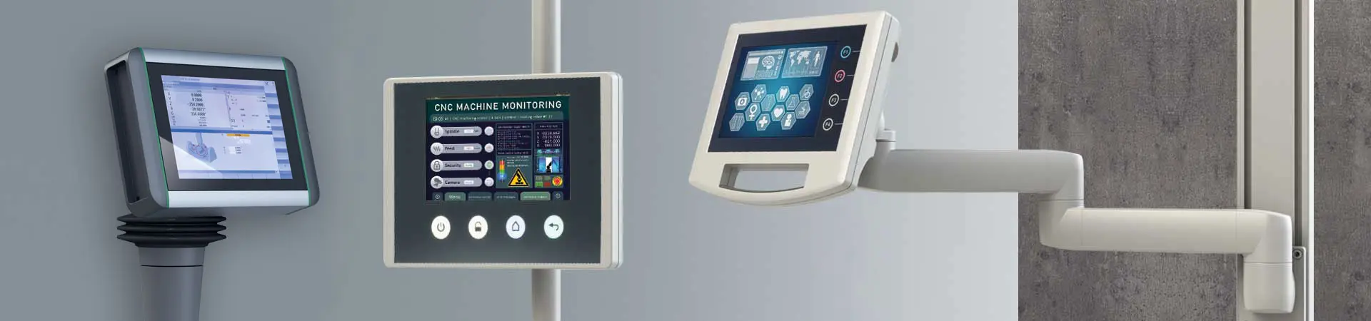 Contenitori per sistemi a braccio di supporto