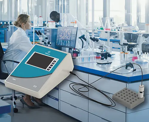 Measuring device for a research laboratory