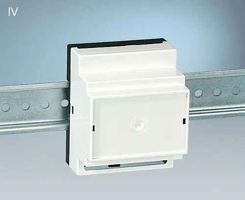 Versione IV: per morsetti per circuiti stampati con passo 5,0/5,08 (solo sotto)