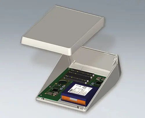 Scheda con accumulatore montato